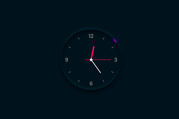 Javascript: Часы для сайта - дата и время